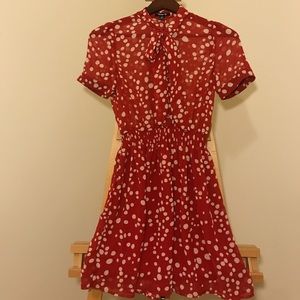 Retro Red Polka Dot Dress
